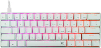 Tastatura White Shark Gaming cu fir GK-004211 SHINOBI 2 Roșu SW Alb