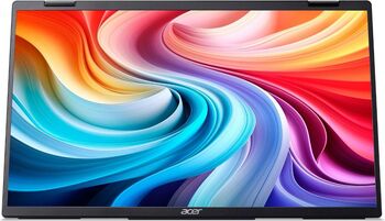 portabil Acer 15.6" IPS PD163QTb Double Full HD (2* ) HDMI USB Type-C Boxe negru - imagine 1