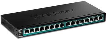 Switch 16 porturi Gigabit PoE/PoE+ 120W - TRENDnet TPE-TG161H