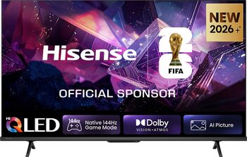 Smart 108 cm 42.52" 4K QLED Hisense HI-QLED 43E7S PRO UltraHD HDR