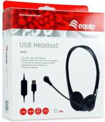 Căști Conceptronic Gaming Headset USB 2m, Negru
