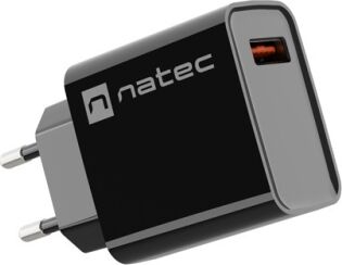 Incarcator rețea Natec by Genesis Ribera 1 x USB-A 12 V 3 A 18 W Black