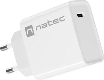 Incarcator rețea Natec by Genesis Ribera 1 x USB-C 1 x USB-A 12 V 3 A 20 W Black — imaginea 2