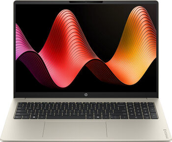 Laptop 16" HP OmniBook 3 AMD Ryzen 5 40 (6MB 4.3GHz) 16GB DDR5 512GB SSD Radeon 610M 16-by0019nn 1920x1200 IPS Free DOS Warm Gold - imagine 1