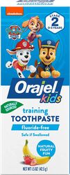 Pasta de Dinți Orajel Paw Patrol pentru Stabilirea Obiceiurilor Dentare Varsta 0-3 Ani fără Fluor Aroma Fructe 42.5gr