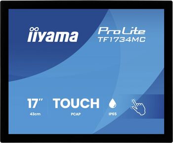 touchscreen Iiyama 17" ProLite 1280x1024 VGA HDMI DisplayPort Boxe negru - imagine 1