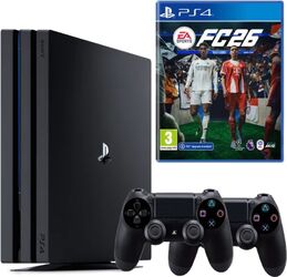 Consola Sony PlayStation 4 PRO PS4 1TB + 2 Controller Second-Hand SH + Joc FC 26 Second-Hand SH
