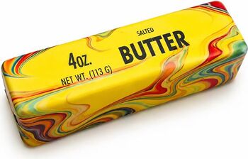 Butter Squishy Multicolor 13 cm Jucarie Antistres Soft Squeeze Model Marmorat