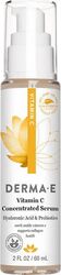 Ser de Fata DERMA-E cu Vitamina C Probiotice și Acid Hialuronic cu Efect Iluminator și Hidratant Formula Vegana 60ml