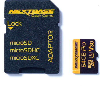 Card micro SD 64GB U3 cu adaptor Nextbase NBDVRS2SD64GBU3
