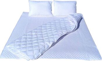 Set doua Perne 50x70 + Husa hipoalergenica + Pilota iarna 180x200 Plus 140x200