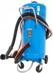 Statie de sablare profesionala cu nisip mobila 106L B3404