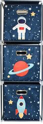 Dulap modular 3 rafturi si 3 cutii depozitare Space