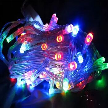 Instalație de Crăciun perdea luminoasă cu 160 LED-uri lungime 3m lumina multicolor Set - 1 buc