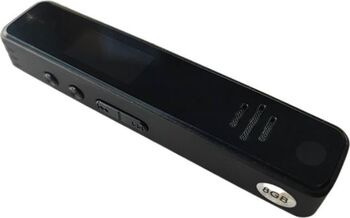 Recorder digital Mini 8GB cu ecran LCD Culoare - negru - imagine 1