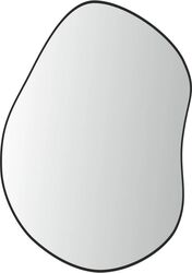 Oglindă de perete decorativă forma atipica ramă neagră 40x30cm model 2