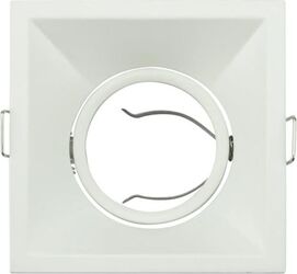 Ramă pătrată pentru spoturi Meyan-S White MR16 culoare albă 90x90mm Aluminiu