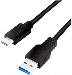 Cablu USB 3.0 A - USB type C 0.5m negru Logilink CU0167