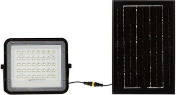 Proiector led cu încărcare solară 6W 400 lm 6400K IP65 Aluminiu