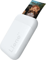 Imprimanta Liene Pearl K100 White Termica Color 50 x 76 mm Bluetooth + 5 coli hartie foto ZINK