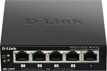 Switch D-Link DES-1005P 5 x 10/100Mbps