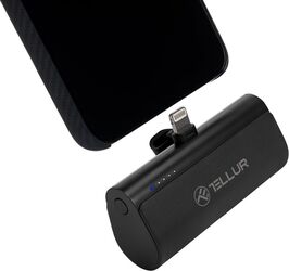 Baterie externă Tellur 5000 mAh 18 W PD203 QC3.0 + PD20W Lightning negru