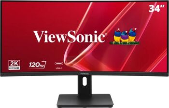 Monitor curbat Viewsonic 34" 120Hz IPS 3.5ms VA UWQHD (3440x1440) HDMI DisplayPort Boxe negru