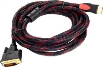 Cablu Nelbo HDMI - DVI de 1.5 metri tip tata-tata ecranat de calitate superioară