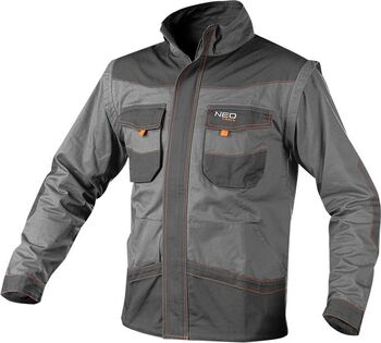 Jachetă de lucru mâneci detasabile bumbac 100 Neo XXL
