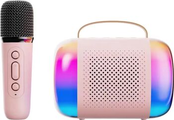 Boxa Portabila Bluetooth cu un Microfon 5W 1800mAh Culoare - roz
