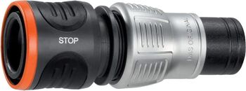 Conector Mufa conectoare Gardena Premium cu stop pentru furtun 19 mm 3 4 18254-20 - RESIGILAT
