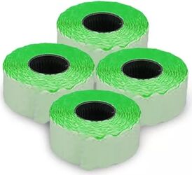 Etichete fluorescente marcator 26x12 Verde