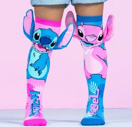 Sosete lungi colorate Madmia unisex fantasy Stitch 6-99 ani