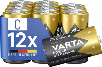 Set 12 Baterii Varta Baby Power on Demand C alcaline - NOU