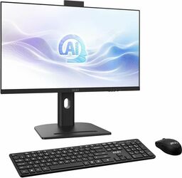 All in one PC MSI Modern AM273QP AI 1UMG-221AT Intel Core Ultra 7 155H 27" RAM 32GB SSD 1TB Intel Arc Graphics Windows 11 Pro Layout DE Black