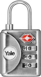 Lacăt pentru bagaj cu cifru argintiu 42 mm Yale