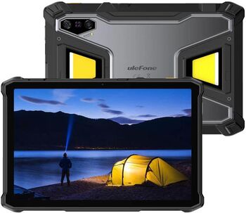 11" Ulefone Armor Pad 5 Pro 5G 512GB 12GB RAM Octa-Core Dimensity 7400X, FHD, Radio FM, GPS, NFC, Android, 24200 mAh Negru