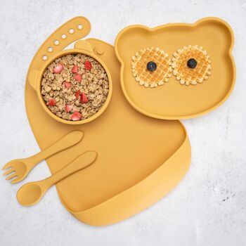 Set Diversificare AppeKids 100 Silicon Panda - Honey