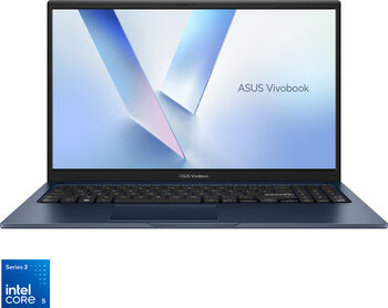 ASUS Vivobook X1504MA (, up to 4.60 GHz) 15.6inch FHD, 8GB DDR5, 256GB SSD, Intel Graphics, Albastru)
