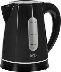 FIERBĂTOR ELECTRIC CORDLESS 1.8L NEGRU Teesa