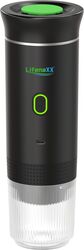 Espresso To Go Lifenaxx LX-060 72W 7500 mAh USB-C capacitate vas/apa 120ml/60ml Negru