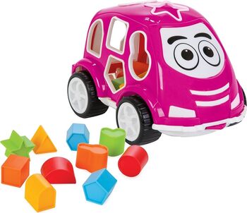 Jucărie cu sortator Pilsan Car pink
