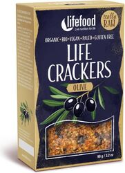 LIFECRACKERS cu măsline raw eco 90g