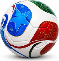 Minge Fotbal FIFA World Cup Marimea 5 Alb Multicolor