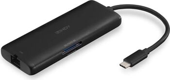 Mini statie de andocare pentru laptop Lindy 43358 DST-Mini USB C - RESIGILAT