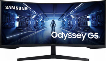 Monitor Samsung Odyssey G5 C34G55TWWP 34 inch VA Curved UWQHD 3440x1440 165Hz 1 ms