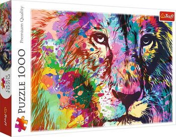 Puzzle Trefl 1000 Leul Colorat