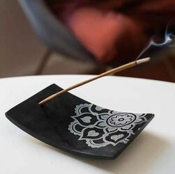 Suport pentru bețișoare parfumate din piatra Tibet Aromandise