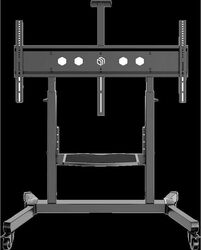 Suport TV Onkron mobil pentru ecrane 50-100 inch capacitate 120 kg negru