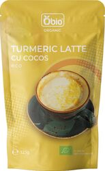 Turmeric latte cu cocos bio 125g Obio